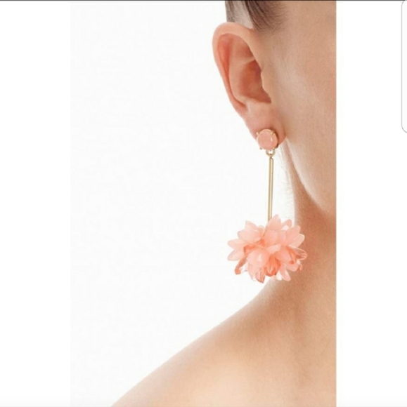 J.Crew Peach Blossom Earrings - Picture 2 of 4